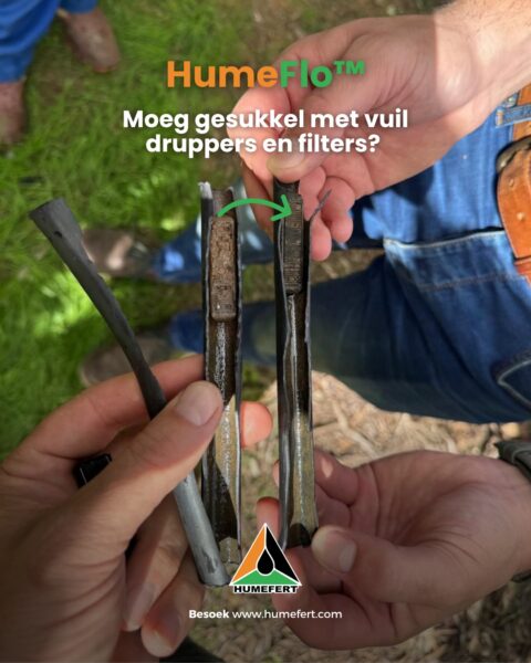 HumeFlo hou jou druppers skoon